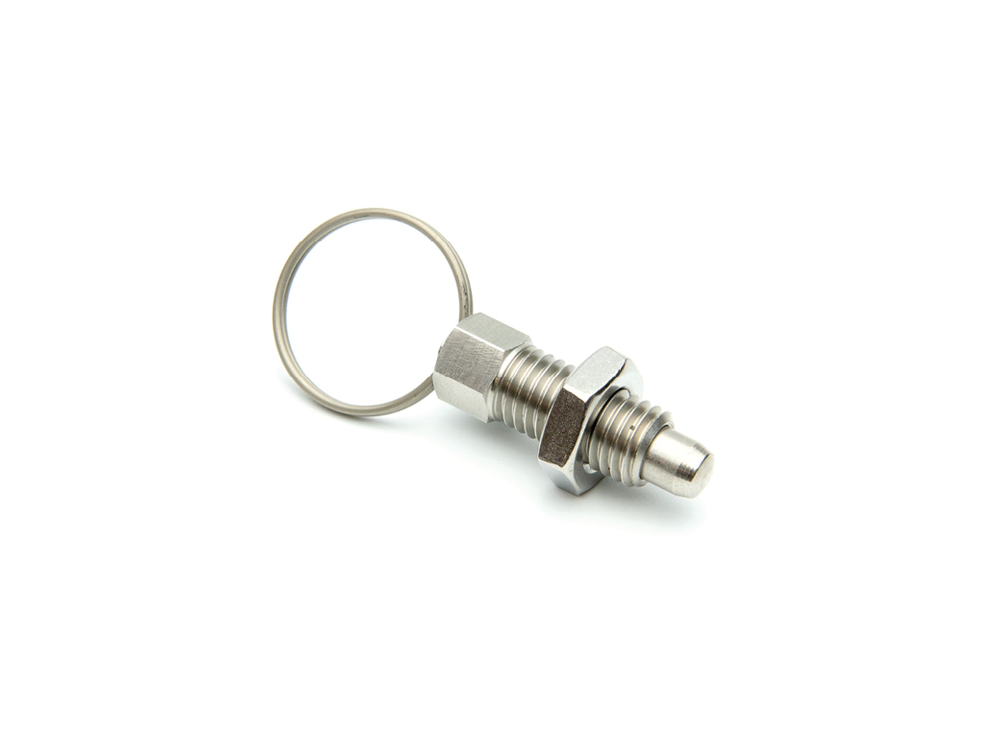 Spring plunger with body, ring, tip and spring in AISI 303 stainless steel - model PSDAX and PSDAX/C - Gamm Spring plunger with body, ring, tip and spring in AISI 303 stainless steel - model PSDAX and PSDAX/C - Gamm